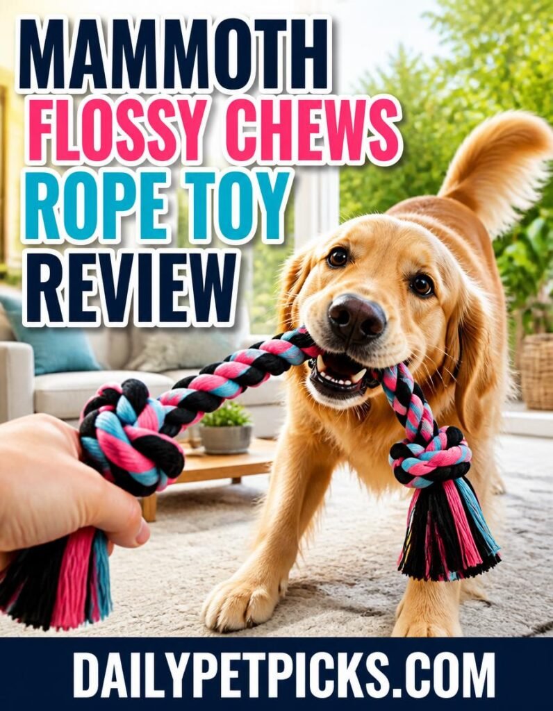 Mammoth Flossy Chews Rope Toy Review — Best Budget Tug & Dental Toy?