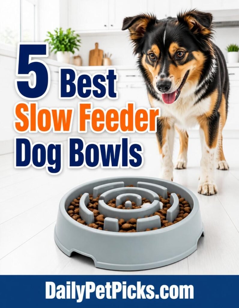 5 Best Slow Feeder Dog Bowls — Stop Fast Eating, Bloat & Vomiting