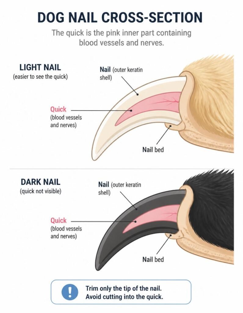How to trim dog nails