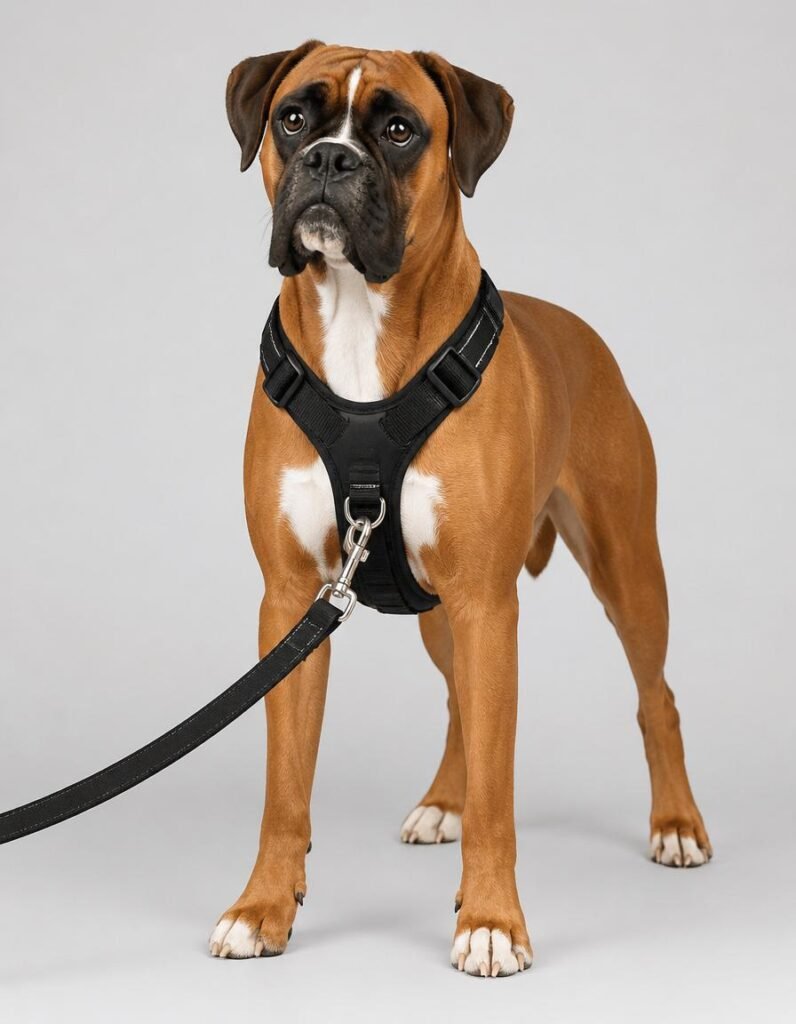 Use a Front-Clip Harness (The Game-Changer)