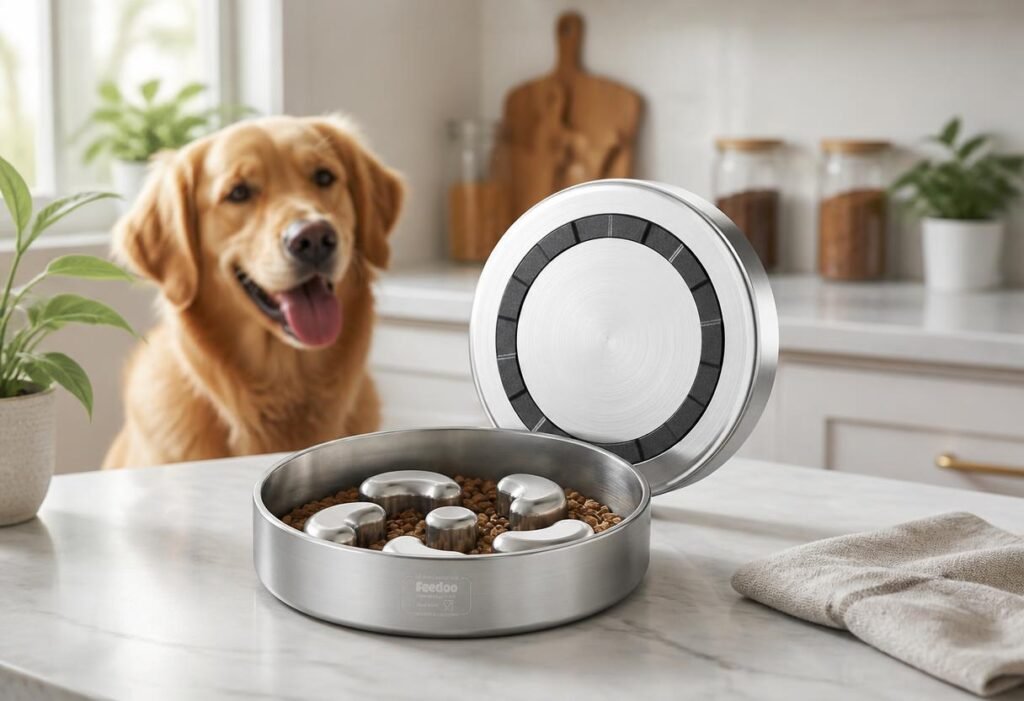 LE TAUCI Ceramic Slow Feeder Bowl slow feeder dog bowl