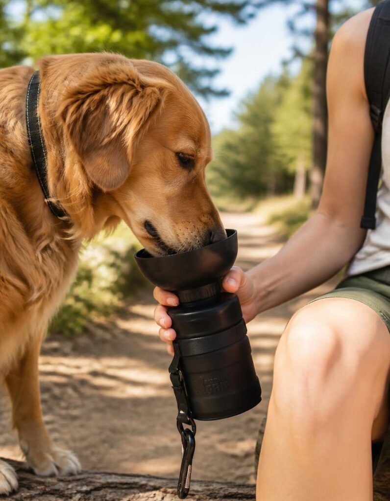 Gorilla Grip Dog Water Bottle