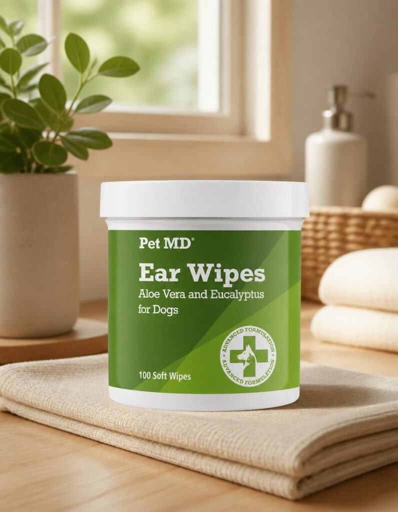 Pet MD Ear Cleaning Wipes dog ear cleaner