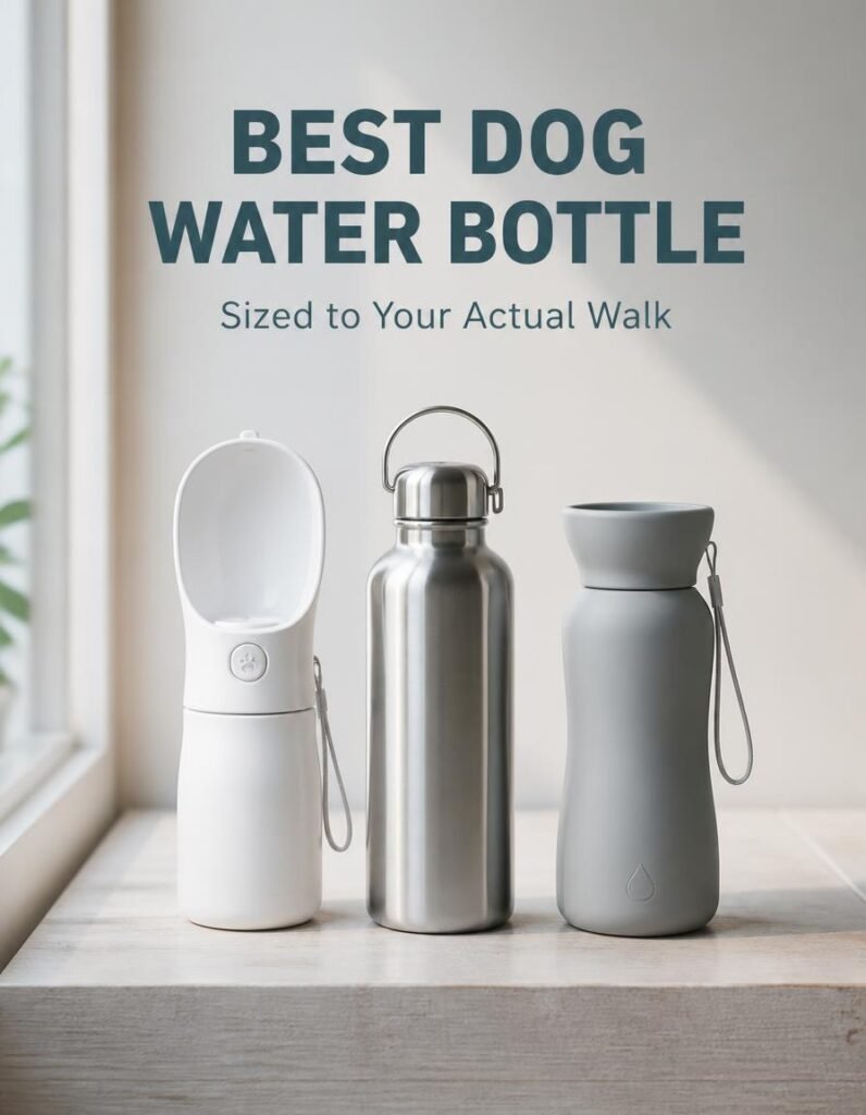 Best Dog Water Bottle: 5 Picks Sized to Your Actual Walk